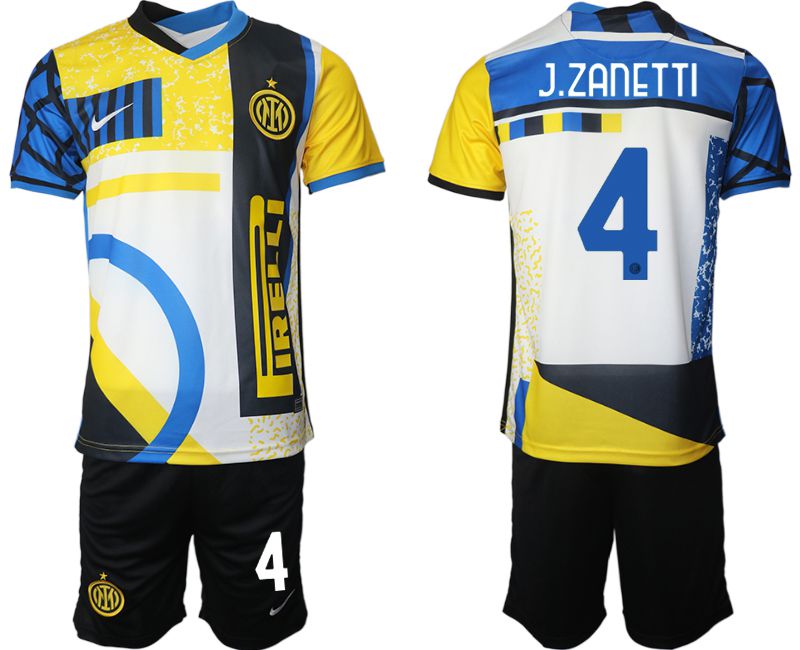 Men 2020-2021 Club Inter Milan Third away black #4 Nike Soccer Jersey->customized soccer jersey->Custom Jersey